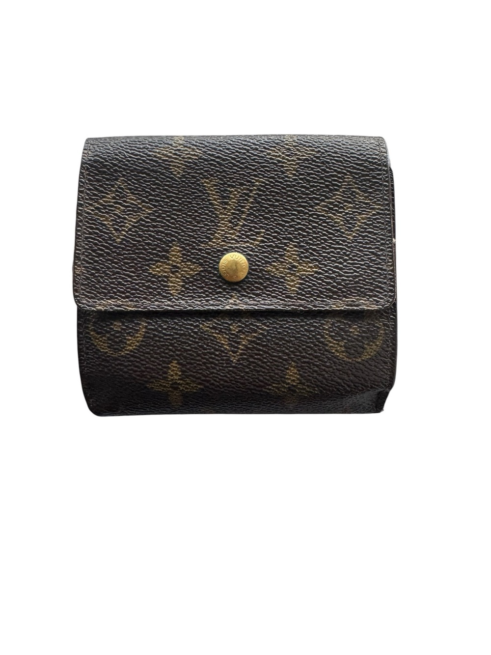 Louis Vuitton Monogram Elise Canvas Trifold Wallet - Fair Condition